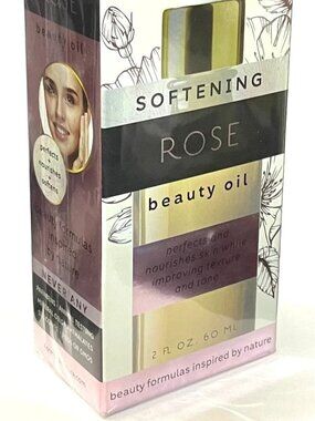 Softening Rose Beauty oil, with Rosehip oil, coconut oil, Argan oil New